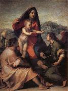 Holy famil and angel Andrea del Sarto